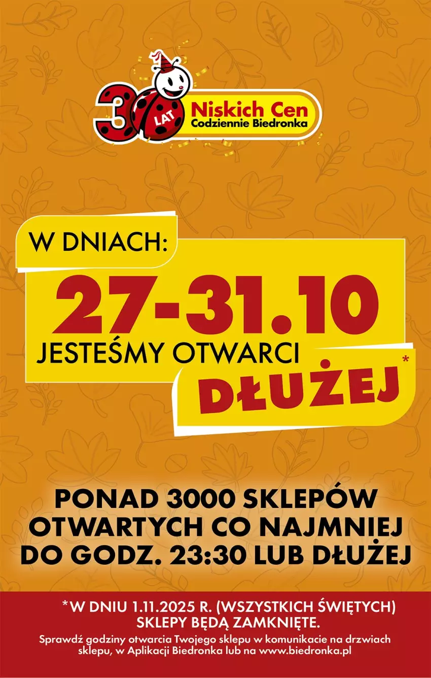 Gazetka promocyjna Biedronka - Od Środy - ważna 29.10 do 30.10.2025 - strona 2