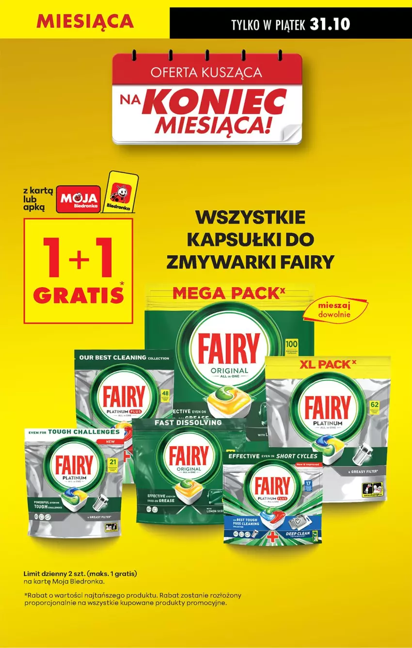 Gazetka promocyjna Biedronka - Od Środy - ważna 29.10 do 30.10.2025 - strona 5 - produkty: Fa, Fairy, Gra, Por, Zmywarki