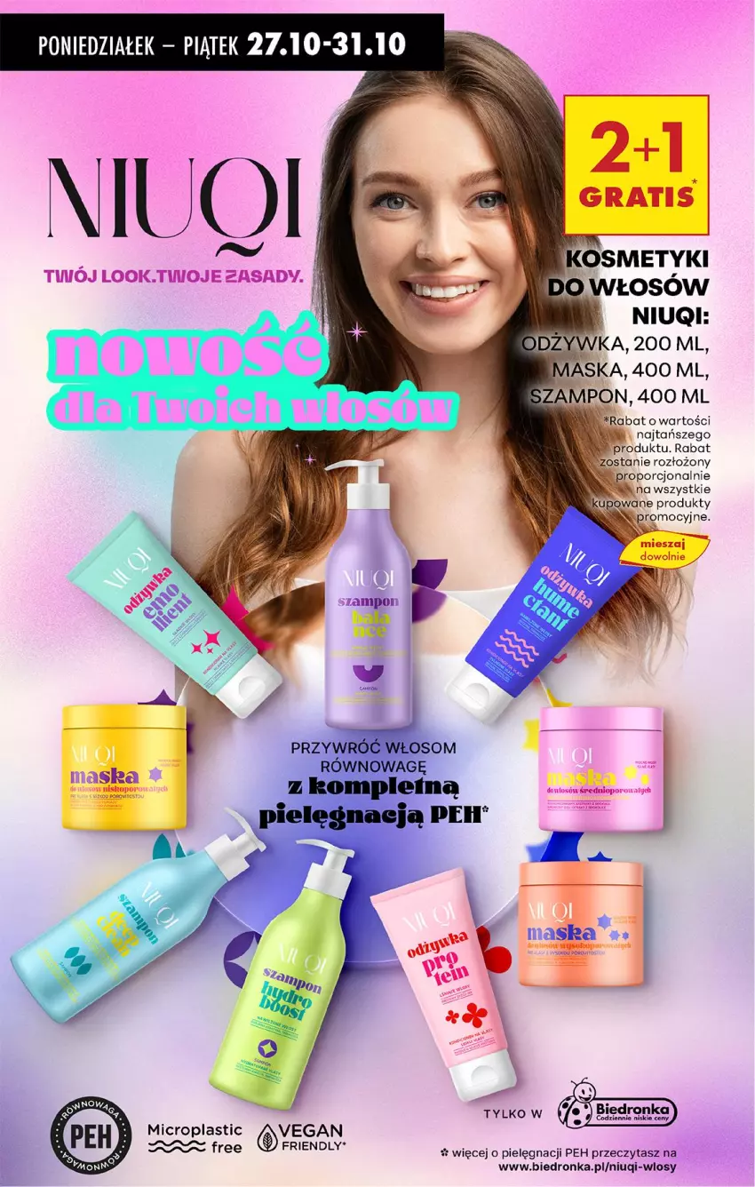 Gazetka promocyjna Biedronka - Od Środy - ważna 29.10 do 30.10.2025 - strona 74 - produkty: Gra, Maska, Niuqi