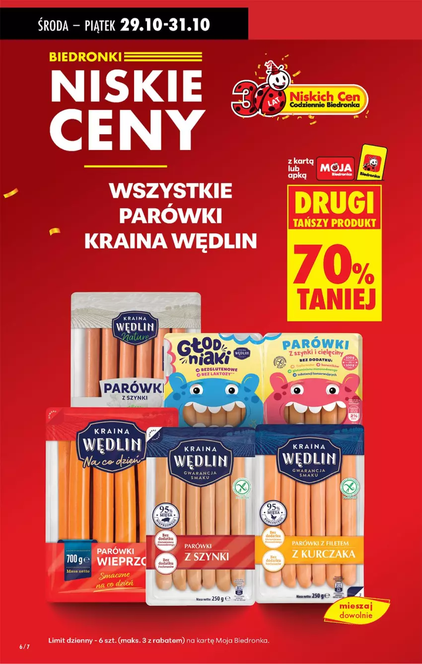 Gazetka promocyjna Biedronka - Od Środy - ważna 29.10 do 30.10.2025 - strona 8 - produkty: Fa, Parówki