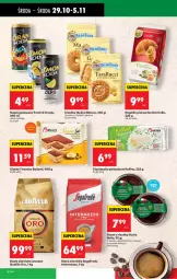 Gazetka promocyjna Biedronka - Od Środy - Gazetka - ważna od 30.10 do 30.10.2025 - strona 50 - produkty: Ciastka, Sos, Ser, Por, Gin, BIC, Kawa ziarnista, Bell, Ricotta, Kawa, Rogal, Napój gazowany, Deser, Alcon, Napój, Segafredo, LG, Fa