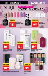 Gazetka promocyjna Biedronka - Od Środy - Gazetka - ważna od 30.10 do 30.10.2025 - strona 72 - produkty: Woda perfumowana, Top, Ser, Rum, Eveline, Perfum, Serum, Lakier do paznokci, SESSIO, Woda, Niuqi, Lakier, K2, Fa