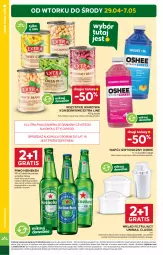Gazetka promocyjna Stokrotka - Supermarket - Gazetka - ważna od 07.05 do 07.05.2025 - strona 4 - produkty: Piwa, Piwo, Warzywa, Ser, Por, Gra, Heineken, Warzywa konserwowe, Napój izotoniczny, Oshee, Wkład filtrujący, Owoce, Napój, Mięso
