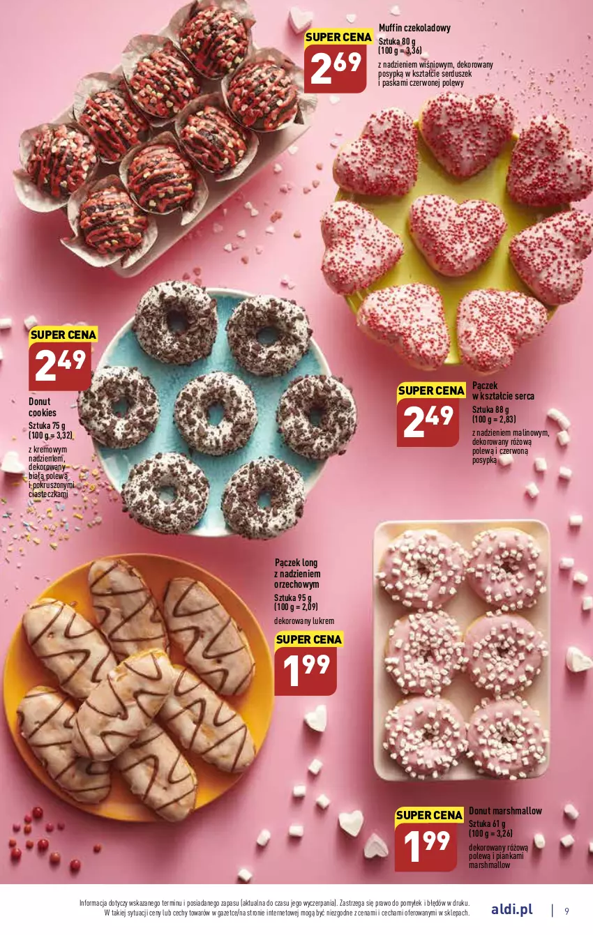 Gazetka promocyjna Aldi - Pełny katalog - ważna 13.02 do 18.02.2023 - strona 9 - produkty: Donut, Mars, Pączek, Ser