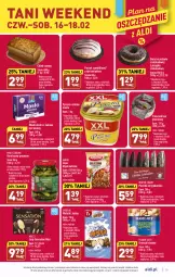 Gazetka promocyjna Aldi - Pełny katalog - Gazetka - ważna od 18.02 do 18.02.2023 - strona 19 - produkty: Pączek, Piernik, Ser, Orzeszki, Korniszony, Zupa, Sati, Lody, Chleb, Ser pleśniowy, Donut, Orzeszki ziemne, Masło