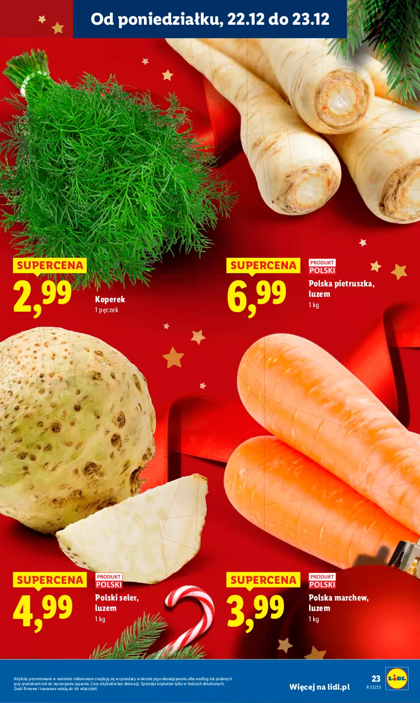 Gazetka promocyjna Lidl - GAZETKA - ważna 22.12 do 23.12.2025 - strona 25 - produkty: Pietruszka