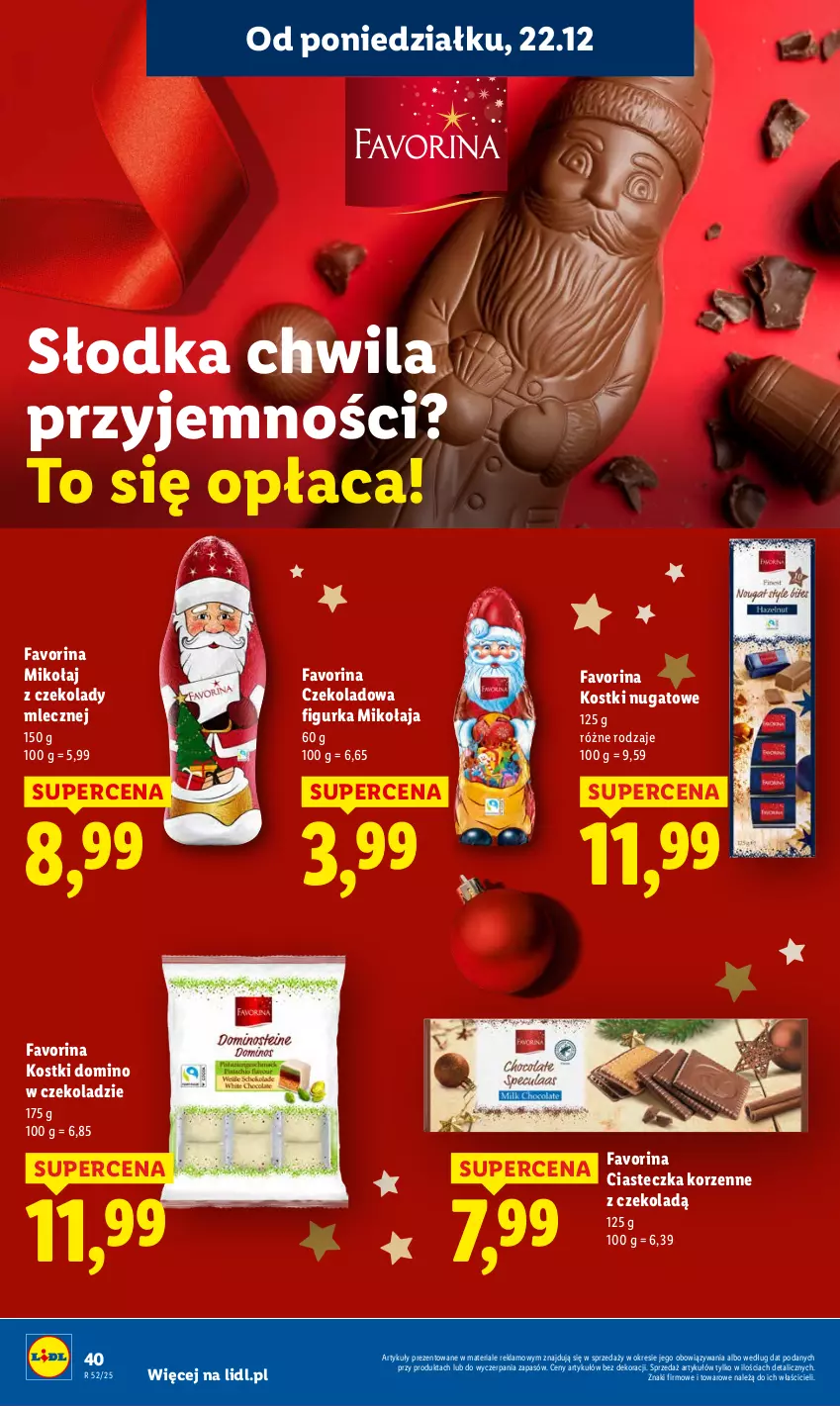 Gazetka promocyjna Lidl - GAZETKA - ważna 22.12 do 23.12.2025 - strona 42 - produkty: Fa, Słodka Chwila