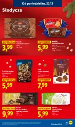 Gazetka promocyjna Lidl - GAZETKA - Gazetka - ważna od 23.12 do 23.12.2025 - strona 45 - produkty: Ciastka, Herbatniki, Precle, Alcon, Kakao, Fa