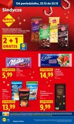 Gazetka promocyjna Lidl - GAZETKA - Gazetka - ważna od 23.12 do 23.12.2025 - strona 46 - produkty: Ser, Gra, Milky Way, Bounty, Czekolada, Mars, Deser, Milka
