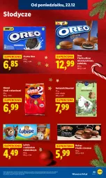 Gazetka promocyjna Lidl - GAZETKA - Gazetka - ważna od 23.12 do 23.12.2025 - strona 47 - produkty: Lubisie, Ciastka, Herbatniki, Lizaki, Oreo, Nimm2