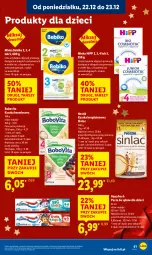 Gazetka promocyjna Lidl - GAZETKA - Gazetka - ważna od 23.12 do 23.12.2025 - strona 63 - produkty: HiPP, Aquafresh, BoboVita, Pasta do zębów, Sinlac, Bebiko, Dzieci, Nestlé