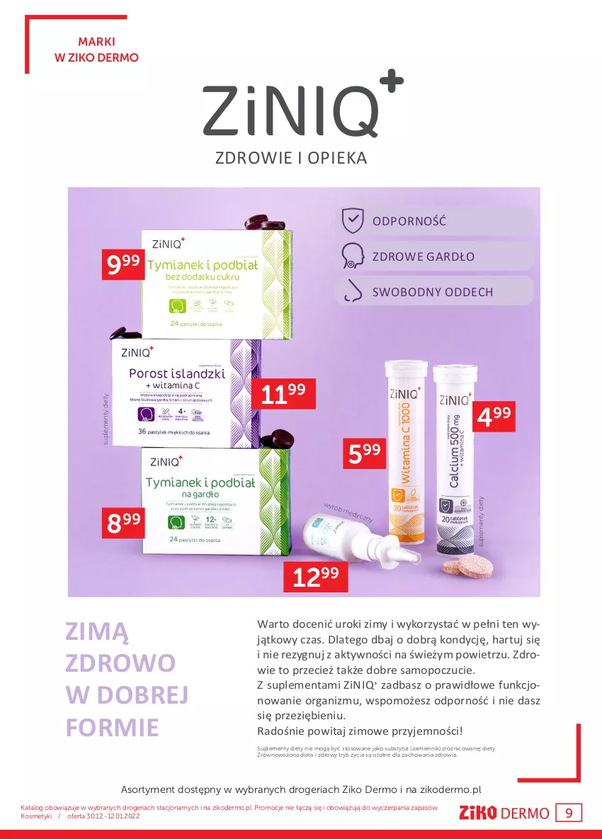 Gazetka promocyjna Ziko - 30.12-12.01.2021 - ważna 30.12 do 12.01.2021 - strona 9 - produkty: Mop, Por, Zdrowie
