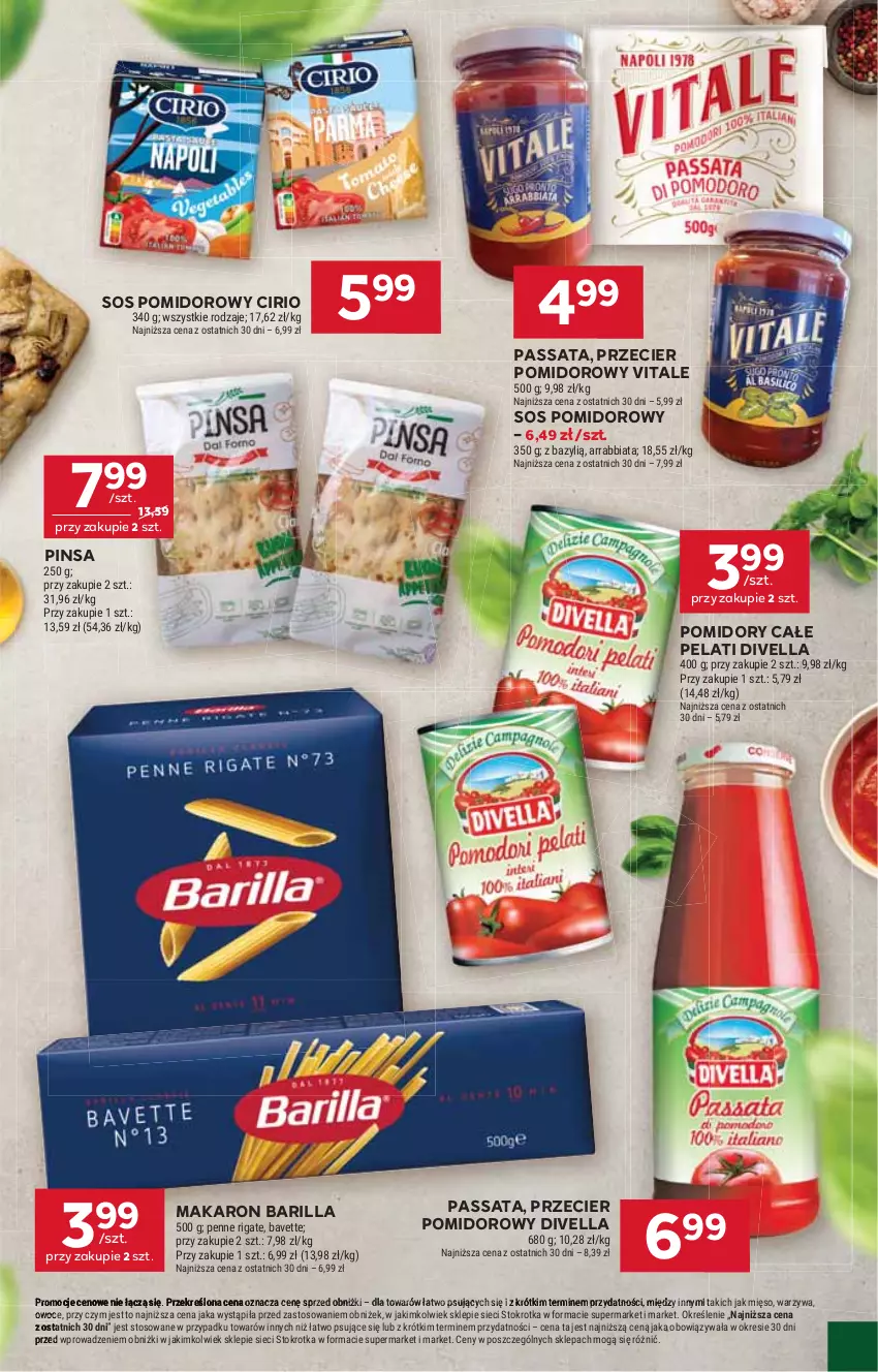 Gazetka promocyjna Stokrotka - Market - ważna 10.07 do 16.07.2025 - strona 13 - produkty: Barilla, Bazyl, Makaron, Mięso, Owoce, Penne, Pomidory, Sos, Sos pomidorowy, Warzywa