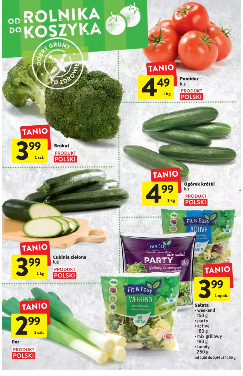 Gazetka promocyjna Intermarche - ważna 04.08 do 10.08.2022 - strona 10 - produkty: Fa, Grill, Ogórek, Por, Sałat