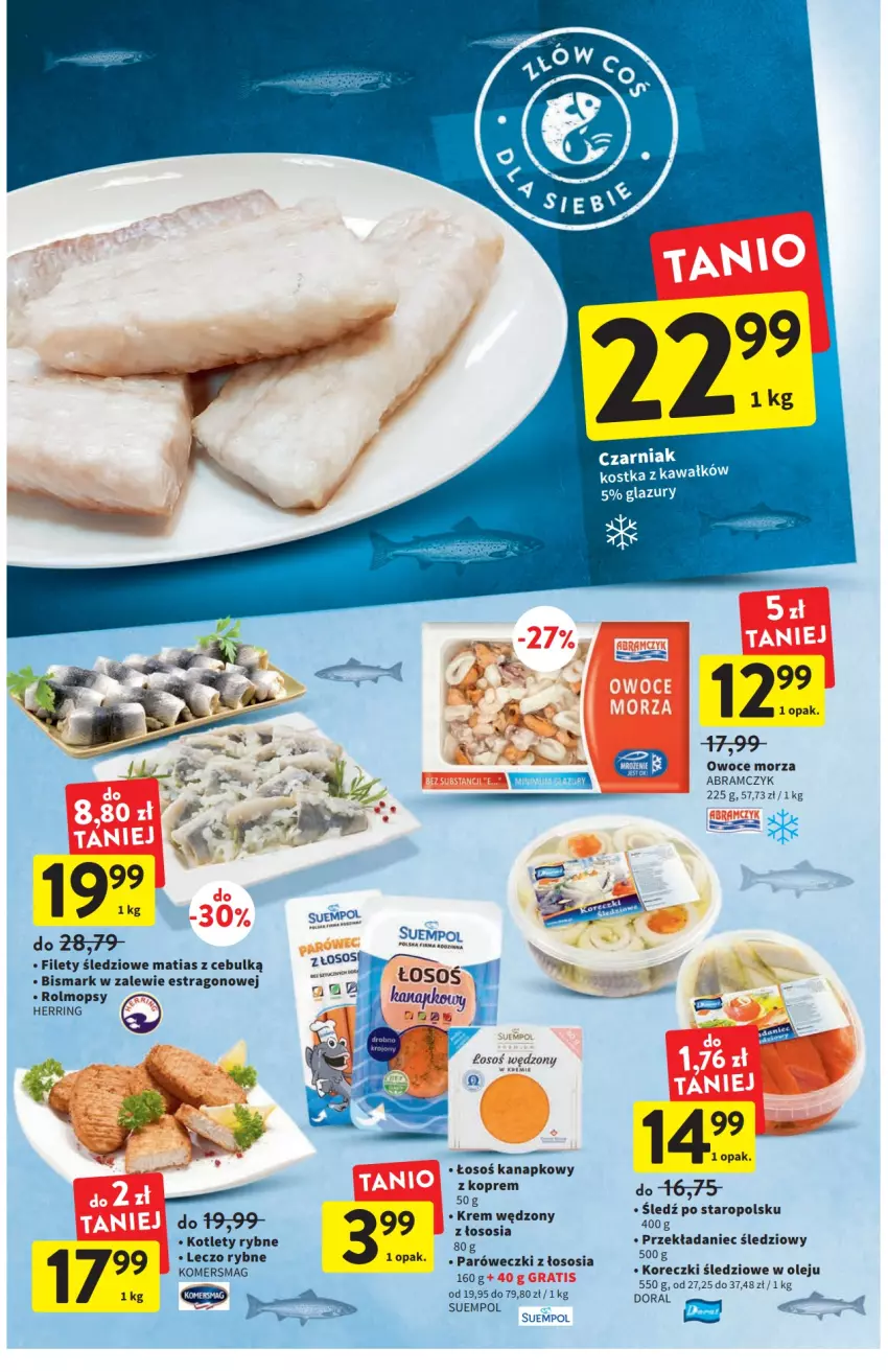 Gazetka promocyjna Intermarche - ważna 04.08 do 10.08.2022 - strona 18 - produkty: Kawa, Koreczki śledziowe, Kotlet, Lazur, Mop, Olej, Sos, Suempol