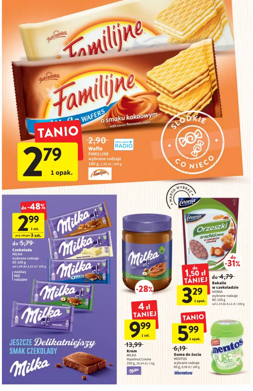 Gazetka promocyjna Intermarche - ważna 04.08 do 10.08.2022 - strona 24 - produkty: Czekolada, Guma do żucia, Mentos, Milka