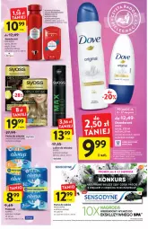 Gazetka promocyjna Intermarche - Gazetka - ważna od 10.08 do 10.08.2022 - strona 33 - produkty: Gin, Old Spice, Dezodorant, Pasta do zębów, Dove, Always, Syoss, Podpaski, Lakier do włosów, Oleo, Sensodyne, Kokos, Lakier, Farba do włosów, Fa