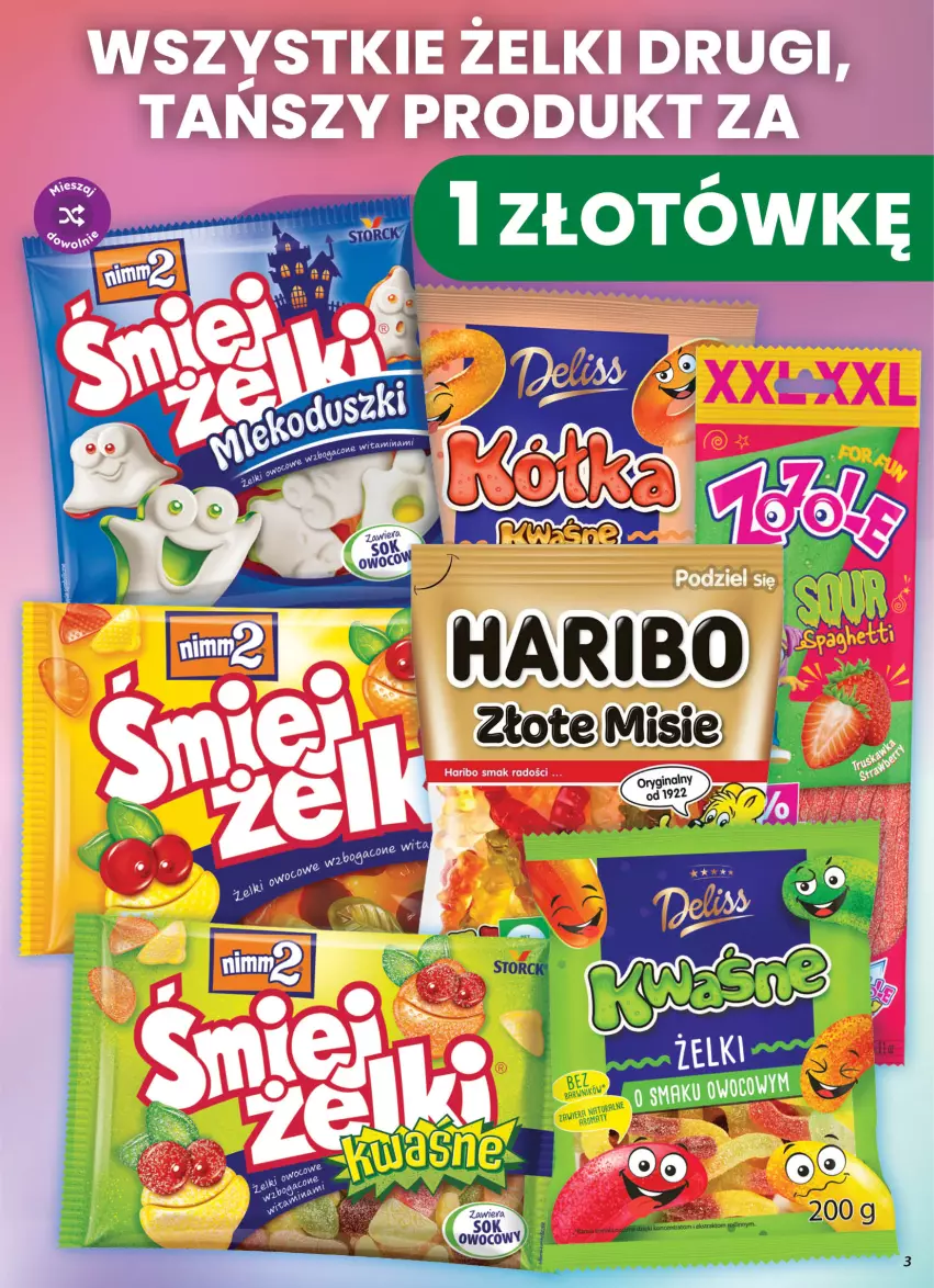 Gazetka promocyjna Dino - Weekendowe okazje - ważna 21.08 do 22.08.2026 - strona 3 - produkty: Gin, Haribo