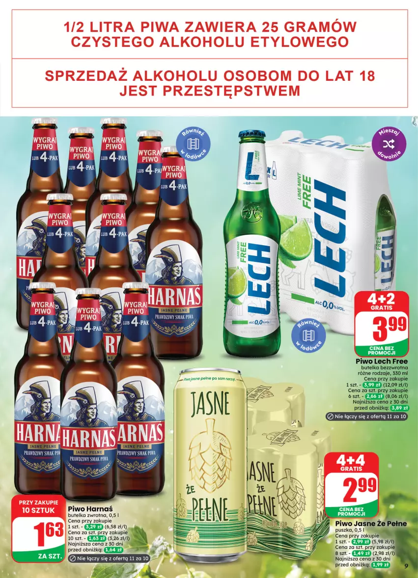Gazetka promocyjna Dino - Weekendowe okazje - ważna 21.08 do 22.08.2026 - strona 9 - produkty: Harnaś, Piwa, Piwo, Piwo jasne