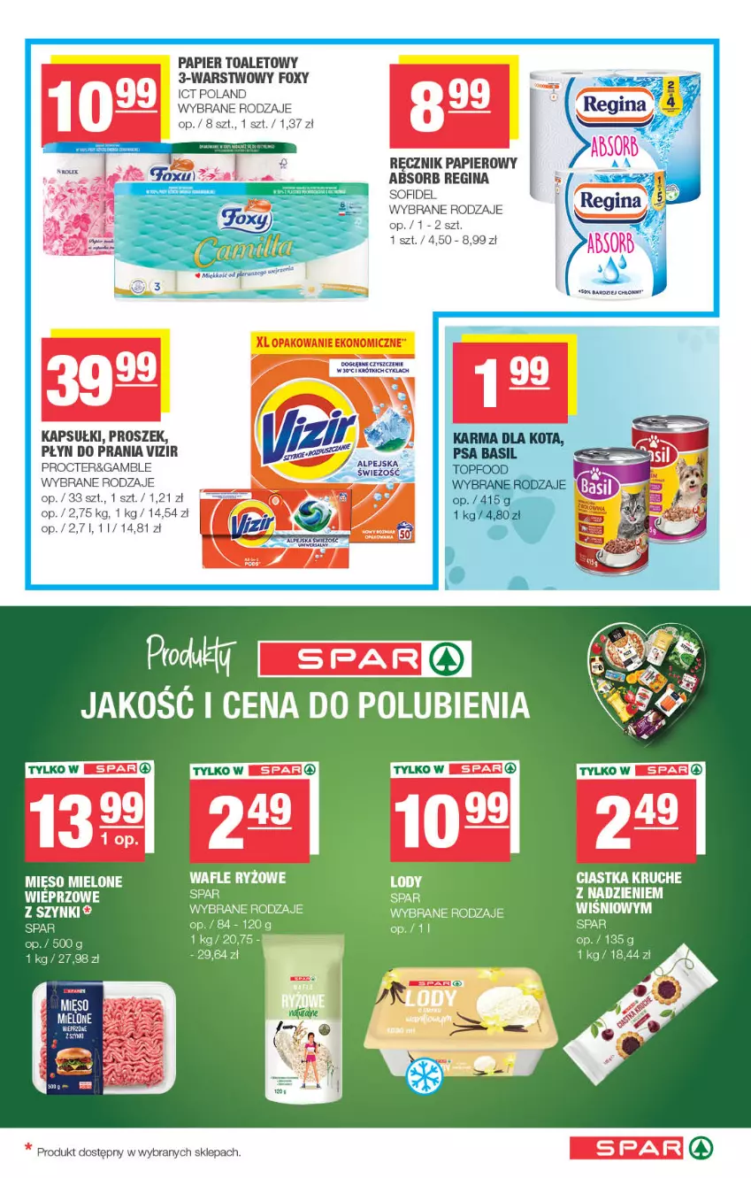Gazetka promocyjna Spar - Spar - ważna 15.07 do 26.07.2026 - strona 7 - produkty: Foxy, Gin, Papier, Papier toaletowy, Płyn do prania, Ręcznik, Vizir