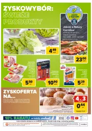 Gazetka promocyjna Carrefour - Gazetka Carrefour Targ świeżości - Gazetka - ważna od 10.01 do 10.01.2022 - strona 4 - produkty: Kurczak, Por, Gra, Kosz, O nas, Bułeczki, Sałat, Bułka grahamka, Sport, Galaretka, Frankfurterki, Kabanos, Gala, Bułka