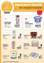 Gazetka promocyjna Makro - Targ MAKRO - oferta świeża w super cenach! - Gazetka - ważna od 03.10 do 03.10.2026 - strona 3 - produkty: Mozzarella, Ser, Por, Jaja, Serek, Masło, Napój, Philadelphia, Kokos