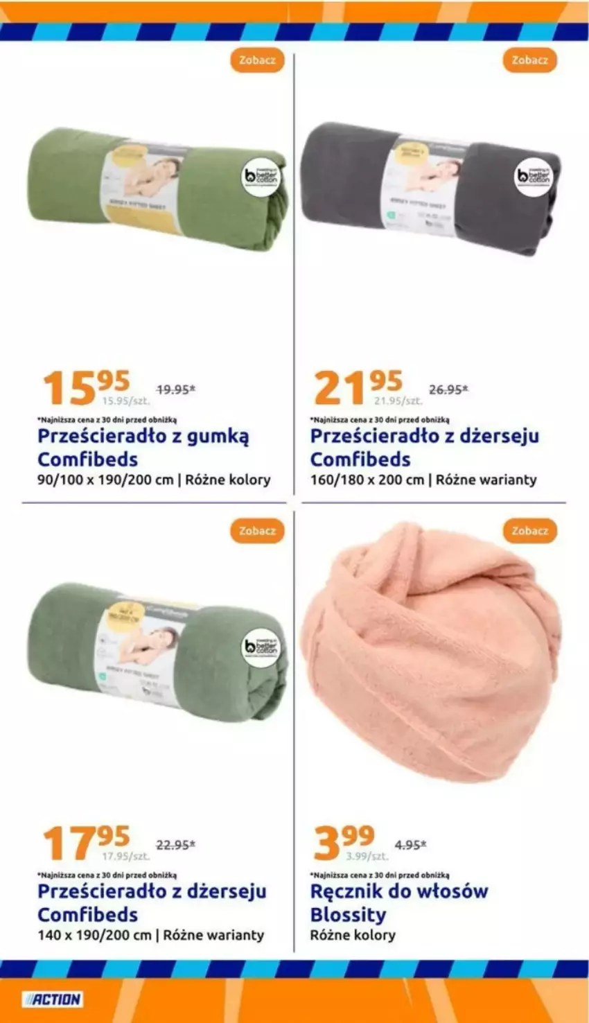 Gazetka promocyjna Action - ważna 21.05 do 27.05.2025 - strona 10 - produkty: Prześcieradło, Ręcznik