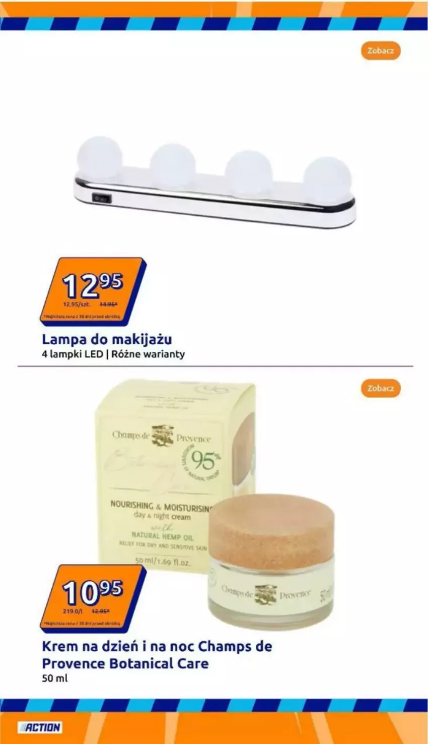Gazetka promocyjna Action - ważna 21.05 do 27.05.2025 - strona 18 - produkty: Krem na dzień, Krem na dzień i na noc, Lampa, Makijaż