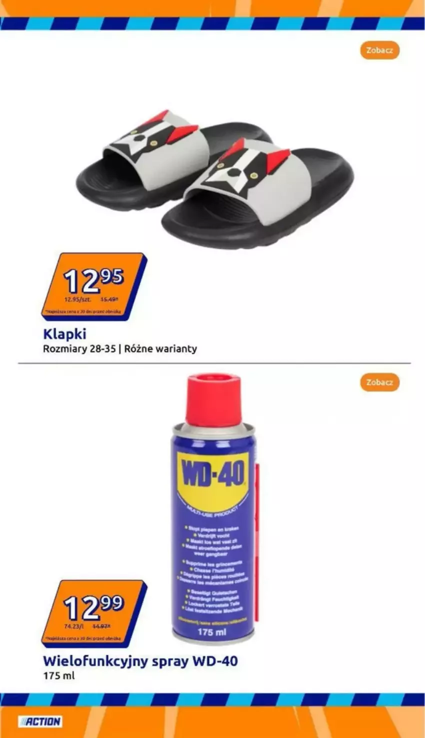 Gazetka promocyjna Action - ważna 21.05 do 27.05.2025 - strona 29 - produkty: Klapki, WD-40