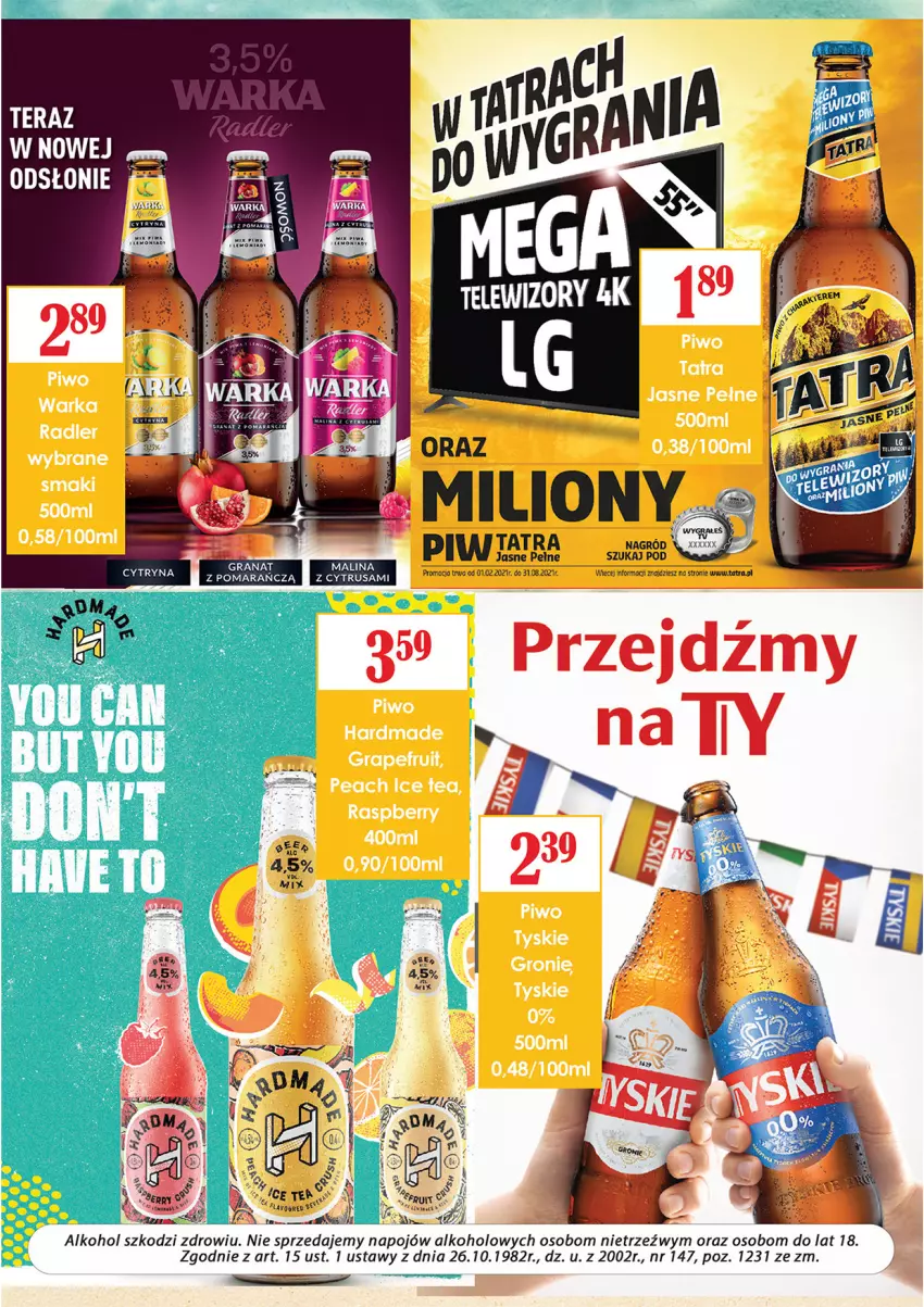 Gazetka promocyjna Prim Market - Gazetka - ważna 01.07 do 31.07.2021 - strona 7 - produkty: Lion, Piwa, Tatra, Tera