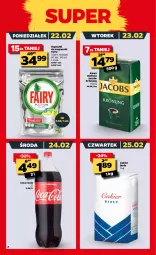 Gazetka promocyjna Netto - Oferta tygodnia - Gazetka - ważna od 27.02 do 27.02.2021 - strona 2 - produkty: Cukier, Kawa mielona, Kawa, Coca-Cola, Jacobs Krönung, Fairy, Zmywarki, Jacobs, Fa