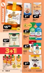 Gazetka promocyjna Netto - Od Poniedziałku - Gazetka - ważna od 22.03 do 22.03.2025 - strona 14 - produkty: Pistacje, Lubella, Ser, Bake Rolls, Gra, Cukier puder, Cukier, Bell, Diamant, Wafle, Pizza, Mąka, Miód, Puder, Bella, Wafle tortowe