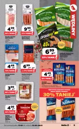Gazetka promocyjna Netto - Od Poniedziałku - Gazetka - ważna od 22.03 do 22.03.2025 - strona 9 - produkty: Krakus, Sok, Ser, Szynka wieprzowa, Sokołów, Parówki, Prosciutto, Pasztet, Szynka, Morliny, Boczek, Frankfurterki, Danio, Kabanos, Berlinki