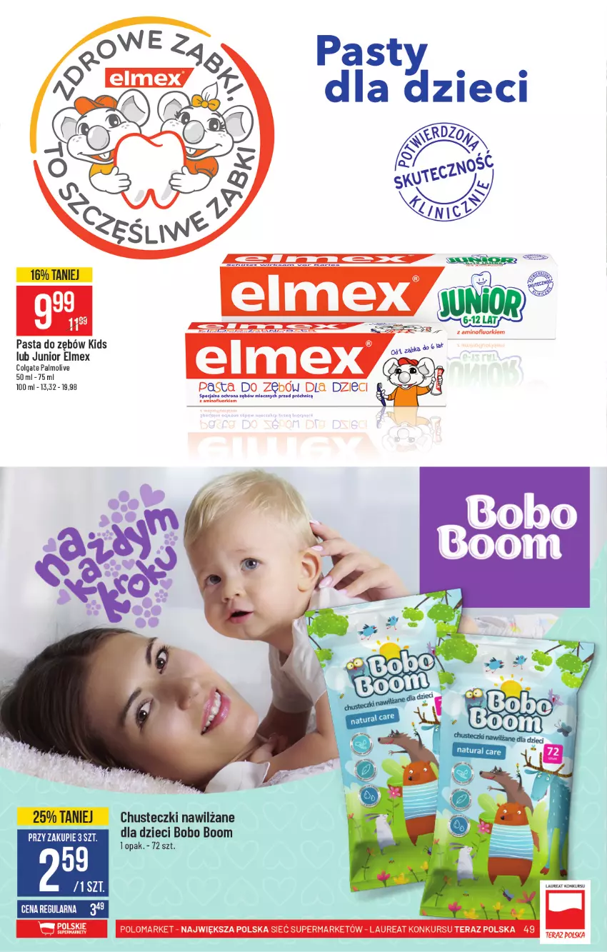 Gazetka promocyjna PoloMarket - Gazetka promocyjna  r - ważna 26.05 do 01.06.2021 - strona 49 - produkty: Dzieci, Elmex, Laur, Palmolive, Pasta do zębów, Ser, Tera