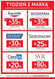 Gazetka promocyjna Ziko - Gazetka Ziko Dermo - Gazetka - ważna od 14.05 do 14.05.2025 - strona 22 - produkty: CeraVe, SVR, Ser, Bioderma, Balsam do ust, Krem do rąk, Seboradin, Ducray, Atoderm