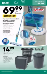 Gazetka promocyjna Biedronka - Gazetka - ważna od 02.09 do 02.09.2023 - strona 25 - produkty: Mop, Kosz, Pojemnik, Wiadro