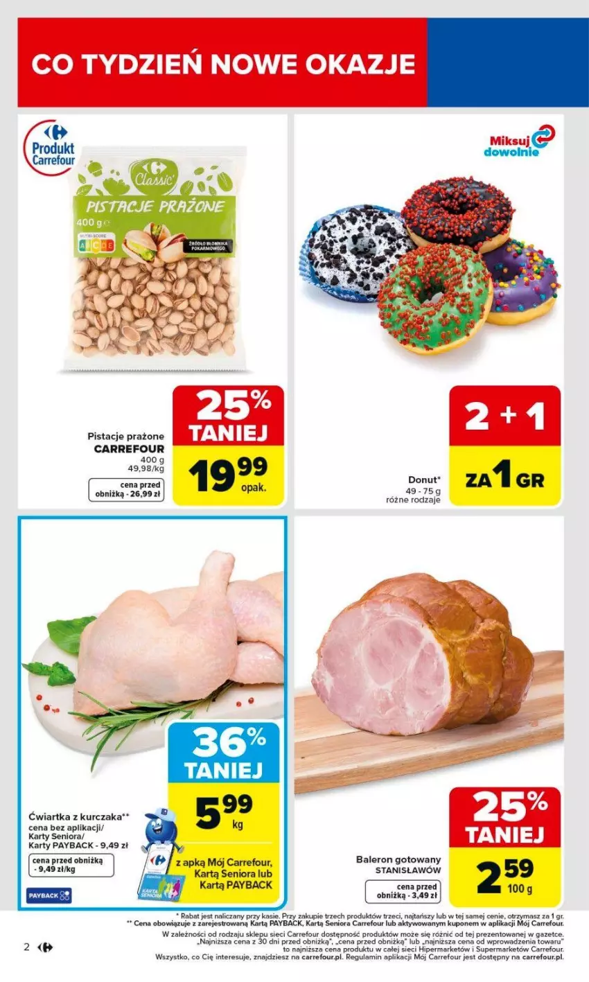Gazetka promocyjna Carrefour - Gazetka Carrefour, Market od poniedziałku! - ważna 09.02 do 14.02.2026 - strona 4 - produkty: Fa, Kurczak, Pistacje