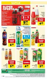 Gazetka promocyjna Carrefour - Gazetka Carrefour, Market od poniedziałku! - Gazetka - ważna od 14.02 do 14.02.2026 - strona 42 - produkty: Sok, 7up, Mirinda, Coca-Cola, Pepsi, Sok jabłkowy, Oranżada, Hellena, Napój gazowany, Tymbark, Sprite, Napój, Hortex