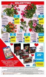 Gazetka promocyjna Carrefour - Gazetka Carrefour, Market od poniedziałku! - Gazetka - ważna od 14.02 do 14.02.2026 - strona 50 - produkty: Ser, Tulipan, Róża, Taca, LEGO, Bukiet, Klocki