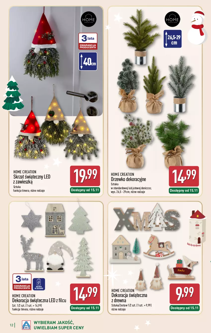 Gazetka promocyjna Aldi - Katalog prezentowy - ważna 03.11 do 23.12.2025 - strona 12 - produkty: Dekoracja świąteczna, Skrzat