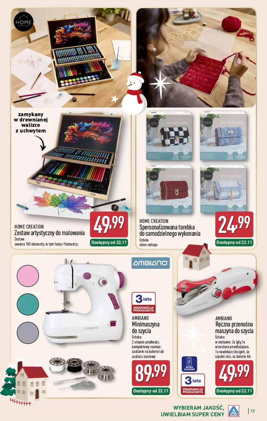 Gazetka promocyjna Aldi - Katalog prezentowy - ważna 03.11 do 23.12.2025 - strona 15 - produkty: Fa, Flamastry, Silan, Szyna, Top, Torebka