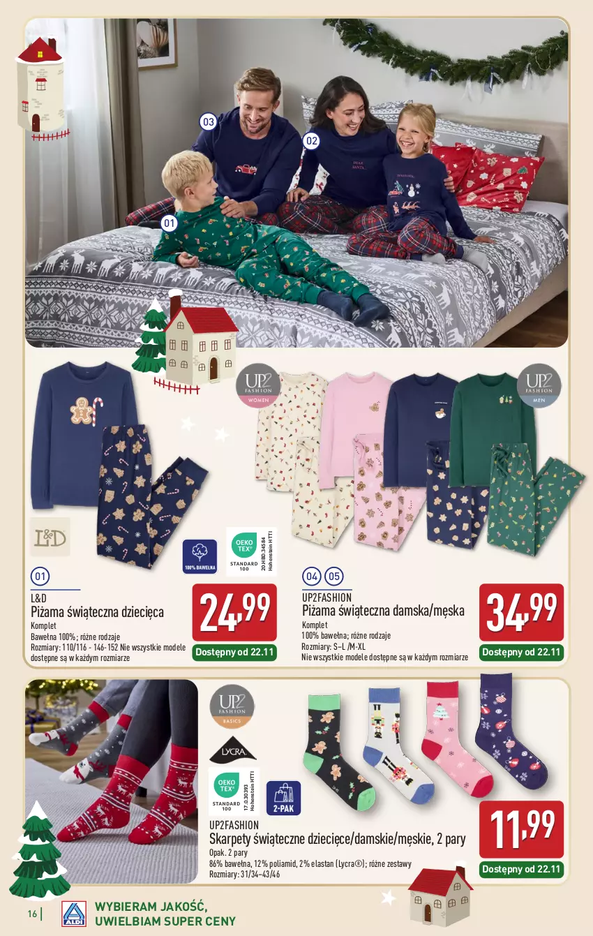 Gazetka promocyjna Aldi - Katalog prezentowy - ważna 03.11 do 23.12.2025 - strona 16 - produkty: Dzieci, Fa, Karp, Piżama, Wełna