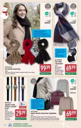Gazetka promocyjna Aldi - Katalog prezentowy - Gazetka - ważna od 23.12 do 23.12.2025 - strona 24 - produkty: Zegarek, Sweter, Por, Szal, Pasek, Wełna, Zegar, Bateria, Fa