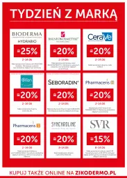 Gazetka promocyjna Ziko - 2-14.06.2022 - Gazetka - ważna od 14.06 do 14.06.2022 - strona 18 - produkty: CeraVe, SVR, Ser, Acer, Bioderma, Seboradin, Pharmaceris, Oillan
