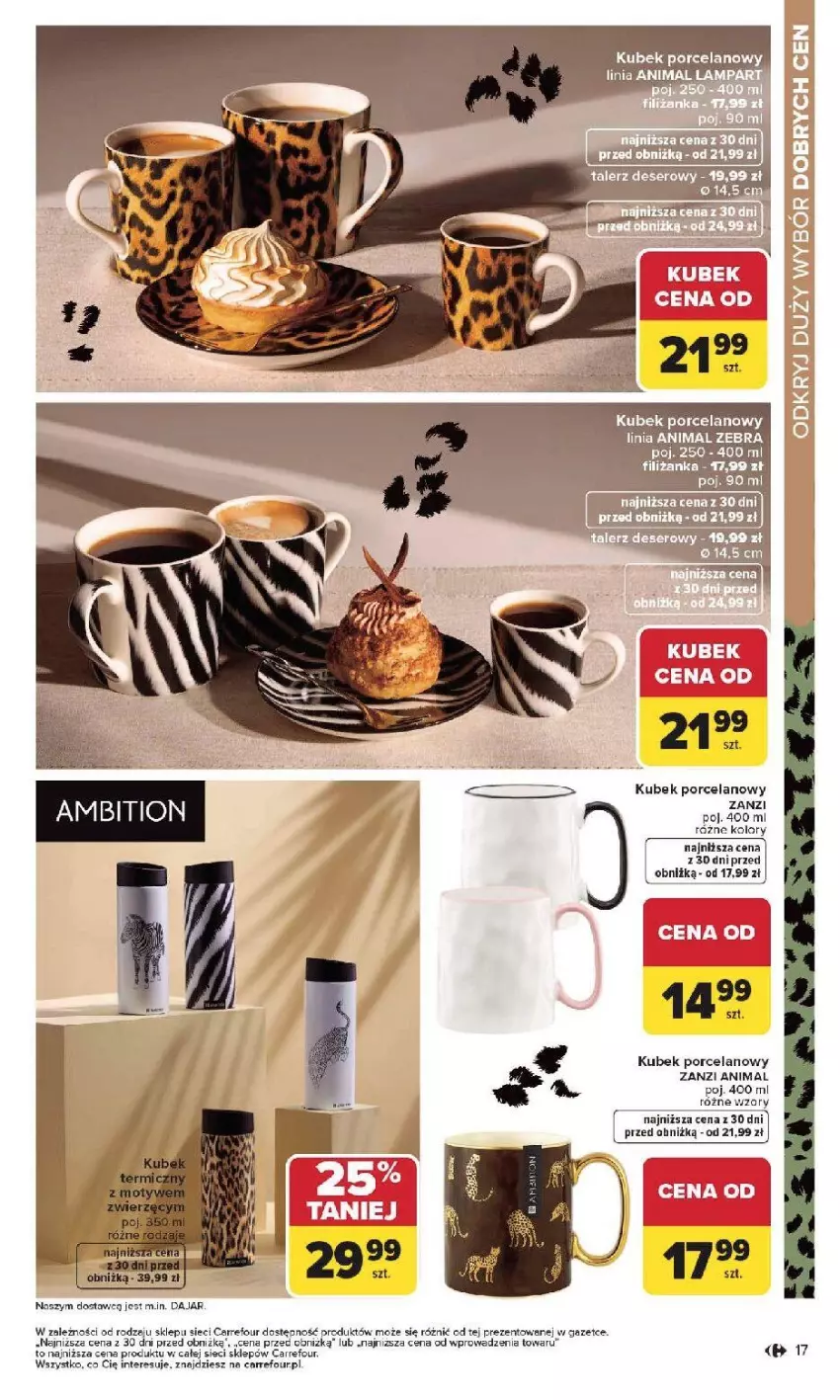 Gazetka promocyjna Carrefour - Gazetka Dom dla Twojej wygody - ważna 12.01 do 31.01.2026 - strona 17 - produkty: Filiżanka, Kubek, Por