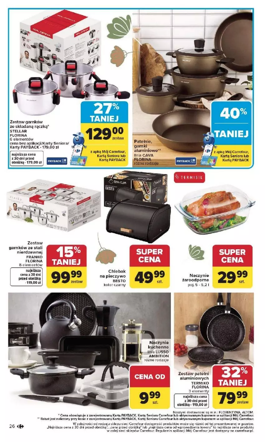 Gazetka promocyjna Carrefour - Gazetka Dom dla Twojej wygody - ważna 12.01 do 31.01.2026 - strona 26 - produkty: Ambition, Chleb, Chlebak, Fa