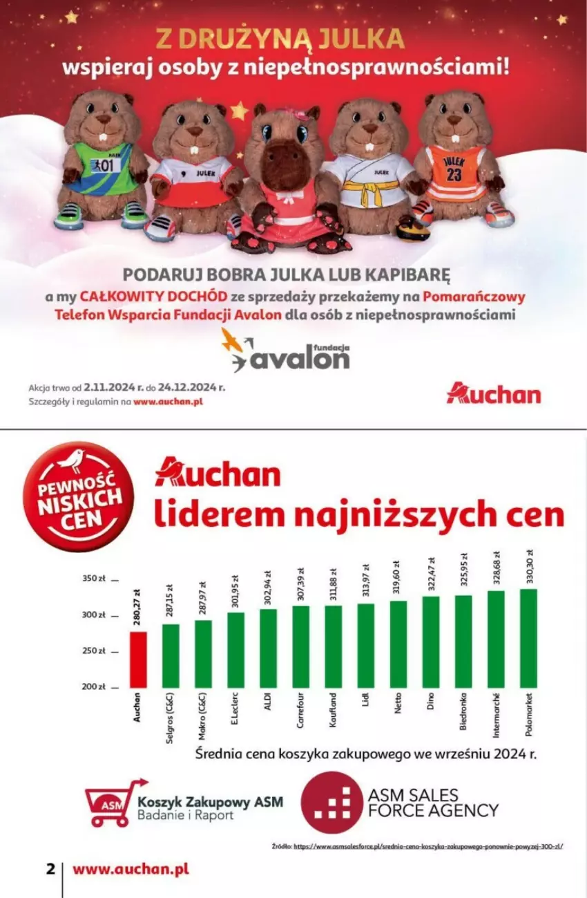 Gazetka promocyjna Auchan - ważna 12.12 do 18.12.2024 - strona 3 - produkty: Kosz