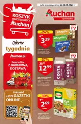 Gazetka promocyjna Auchan - Gazetka Oferta tygodnia Supermarket Auchan - Gazetka - ważna od 22.03 do 22.03.2023 - strona 1 - produkty: Schogetten, Kawa mielona, Kawa, Czekolada