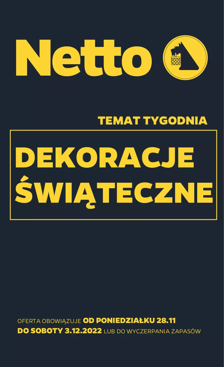 Gazetka promocyjna Netto - Akcesoria i dodatki - ważna 28.11 do 03.12.2022 - strona 1