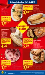 Gazetka promocyjna Lidl - GAZETKA - Gazetka - ważna od 19.11 do 19.11.2025 - strona 30 - produkty: Hot dog, Rust, Chleb, Donut, Bułka